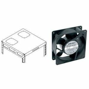 Middle Atlantic 114 CFM Fan Kit for AXS Series Rack - 4.68" Maximum Fan Diameter - 2 x Fan(s) - 114 CFM Maximum Airflow - 