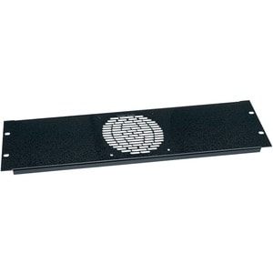 Middle Atlantic 3U Fan Panel - Steel - Black - 5.3" Height