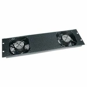 Middle Atlantic KO Series Rear Door Fan Kit - 190 CFM - Rear Fan Location - Black - Rack