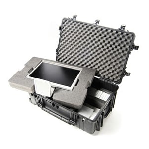 Pelican 1650 Shipping Case with Foam - Internal Dimensions: 28.57" Width x 17.52" Depth x 10.65" Height - External Dimensi