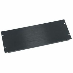 Middle Atlantic 4RU Flanged Blank Aluminum Rack Panel - Black Brushed