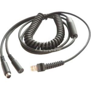 Datalogic CAB-437 2.74 m Data Transfer Cable - Cable for Keyboard - First End: 1 x Mini-DIN (PS/2) - Male - Second End: 1 