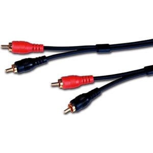 Comprehensive Standard Series 2 gold RCA Plugs Each End Stereo Audio Cable 10ft - 10 ft RCA Audio Cable for Audio Device -