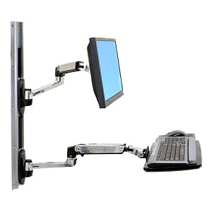 Ergotron 45-247-026 Wall Mount for Flat Panel Display - Aluminium - 61 cm (24") Screen Support - 9.07 kg Load Capacity - V