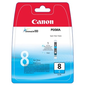 Canon CLI-8C Original Jato de tinta Tinteiro - Ciano - 1 Pack - Jato de tinta - 1 Pack
