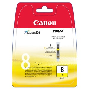 Canon CLI-8Y Original Jato de tinta Tinteiro - Amarelo - 1 Pack - Jato de tinta - 1 Pack