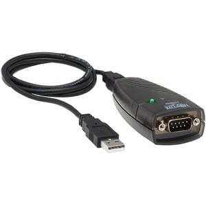 Tripp Lite Keyspan USB to Serial Adapter USB-A Male to DB9 RS232 Male, 3 ft. (0.91 m), TAA - Type A Male, DB-9 Male"