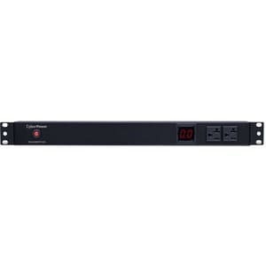 CyberPower Metered PDU20MT2F10R 12-Outlets PDU - NEMA L5-20P - 10 x NEMA 5-20R - 120 V AC - 1U - Vertical - Rack-mountable