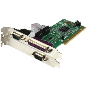 StarTech.com Parallel/serial combo card - PCI - parallel, serial - 3 ports - PCI - 1 x Number of Parallel Ports External -