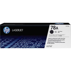 HP Toner LaserJet Original 78A Preto. Rendimento da página de toner preto: 2100 páginas, Cor(es) dos cartuchos de impressã