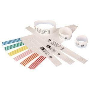 Zebra Z-Band Direct 10006995-6K Multipurpose Label - 25.40 mm Width x 279.40 mm Length - Permanent Adhesive - Direct Therm