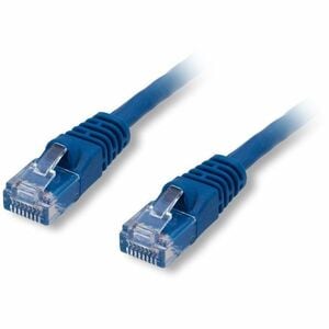 Comprehensive Cat5e 350 Mhz Snagless Patch Cable 7ft Blue - 7 ft Category 5e Network Cable for Network Device - First End: