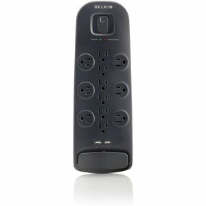Belkin 12 Outlet Surge Protector with USB Charging - 6ft input cord - 12 x AC Power - 3000 J - 6 ft