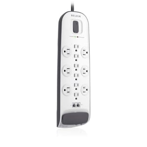 Belkin BV112234-08 12-Outlets Surge Suppressor - 8ft input cord - 3996 J - 12 x AC Power - 1875 VA - 3996 J - 125 V AC Inp