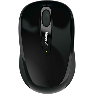 Microsoft 3500 Mouse - BlueTrack - Wireless - Radio Frequency - 2.40 GHz - Black - USB - Scroll Wheel - Symmetrical