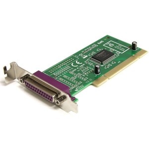 StarTech.com 1 Port Low Profile PCI Parallel Adapter Card - PCI - PC, Linux - 1 x Number of Parallel Ports External