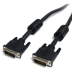StarTech.com 6 ft DVI-I Dual Link Digital Analog Monitor Cable M/M - Cable for Desktop Computer, Notebook, Projector, Moni