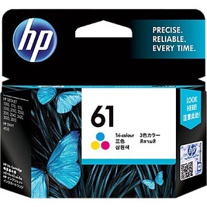 HP 61 Original Inkjet Ink Cartridge - Cyan, Magenta, Yellow Pack - 165 Pages