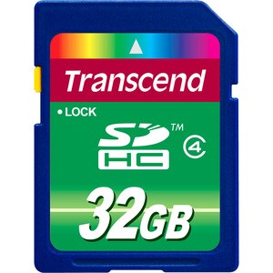 Transcend TS32GSDHC4 32 GB Class 4 SDHC - Class 4 - 1 Card