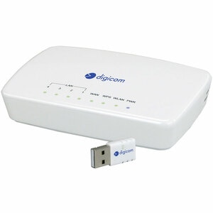 Router wireless Digicom WaveGATE 8E4466 - Wi-Fi 4 - IEEE 802.11n - 2,40 GHz ISM band - 18,75 MB/s Velocità wireless - 4 x 