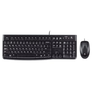 COMBO CLAVIER SOURIS MK120 NOIR FILAIRE USB AZERTY FR