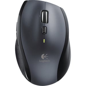 Logitech M705 Mouse - Radio Frequency - USB - Laser - 3 Button(s) - Silver - Wireless - Scroll Wheel - Right-handed