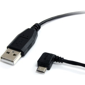 StarTech.com 6 ft Micro USB Cable - A to Left Angle Micro B - Charge and sync Micro USB devices, even in tight spaces - 6f