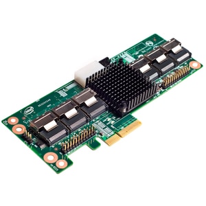 Intel RES2SV240 24-port SAS Controller Expander - Serial ATA/600 - PCI Express x4 - Low-profile - Plug-in Card - RAID Supp