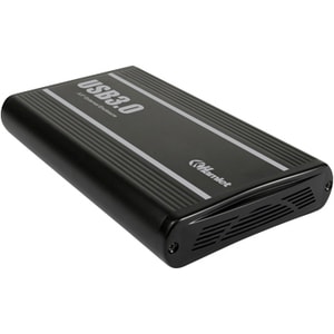 Hamlet Box in Alluminio per Hard Disk da 3,5" controller SATA ad interfaccia USB 3.0. Compatibile USB 2.0. Contiene alimen