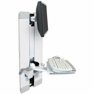 Ergotron StyleView 60-609-216 Lift for Flat Panel Display, Keyboard, Monitor - White - 24" Screen Support - 33 lb Load Cap