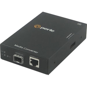 Perle S-1000-SFP Gigabit Ethernet Managed Media Converter - 1 x Network (RJ-45) - 10/100/1000Base-T - 1.0 x Expansion Slot