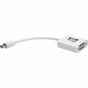 Eaton Tripp Lite Series Keyspan Mini DisplayPort to Active VGA Adapter, Video Converter (M/F), White, 6-in. (15.24 cm), TA