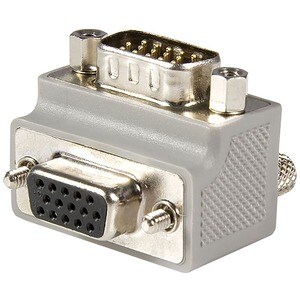 StarTech.com VGA adapter cable - Type 2 - right angle VGA (m) - VGA (f) - Add space for your VGA port and connect a VGA ca