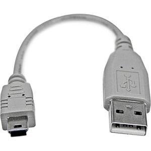 StarTech.com 15 cm Mini USB 2.0 Cable - A to Mini B - 0,15 meter - Optimum file transfer performance of your Mini-USB-equi