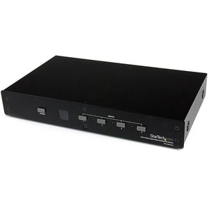 StarTech.com 4 Port VGA Video Audio Switch with RS232 control - 4 Port VGA Switch - VGA Video Switch - VGA Switch - 1920 x