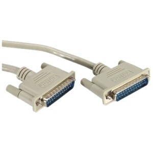 Roline 11.01.3560 6 m Datentransferkabel - Cable for Drucker - Abschirmung - Golden Beschichteter Kontakt - Grau