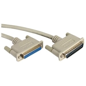 Roline 11.01.3630 3 m Datentransferkabel für Drucker - Zweiter Anschluss: 1 x 25-pin DB-25 RS-232 Serial - Abschirmung - G