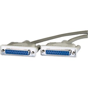 Roline 11.01.3718 1,80 m Datentransferkabel für Drucker - Zweiter Anschluss: 1 x 25-pin DB-25 RS-232 Serial - Abschirmung 