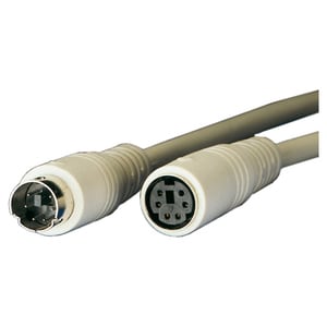 Roline 11.01.5630 3 m Datentransferkabel für Tastatur/Maus - Zweiter Anschluss: 1 x 6-pin Mini-DIN (PS/2) - Verlängerungsk