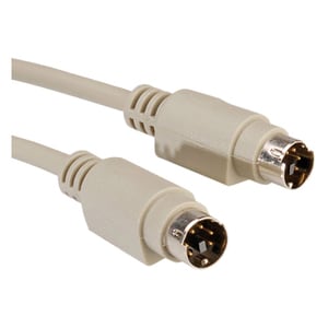 Roline 11.01.5818 1,80 m Datentransferkabel für Tastatur/Maus - Zweiter Anschluss: 1 x 6-pin Mini-DIN (PS/2) - Verlängerun