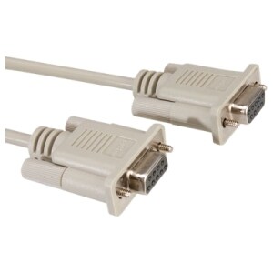 Roline 11.01.9018 1,80 m Seriell Datentransferkabel - Zweiter Anschluss: 1 x 9-pin DB-9 Serial - Abschirmung - Grau
