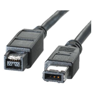 Roline 11.02.9618 1,80 m FireWire Datentransferkabel - Schwarz