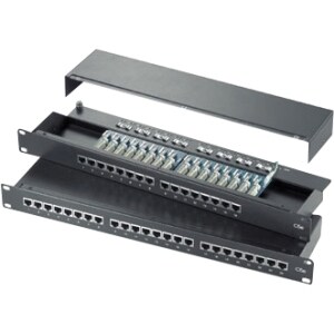 Roline 26.11.0328 24 Anschluss/AnschlüsseNetzwerk-Patchfeld - 24 x RJ-45 - 24 x RJ-11 - 19" Breit