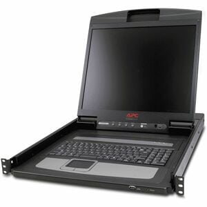 APC by Schneider Electric AP5719 LCD Rack Console - TouchPad - 100 V AC Input Voltage - 1U High