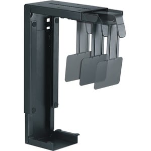 Newstar Under Desk & On-Wall PC Mount (Suitable PC Dimensions - Height: 30-53 cm / Width: 8-22 cm) - Black - Height Adjust