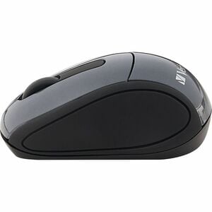 Verbatim Wireless Mini Travel Optical Mouse - Graphite - Radio Frequency - USB - 1600 dpi - Scroll Wheel