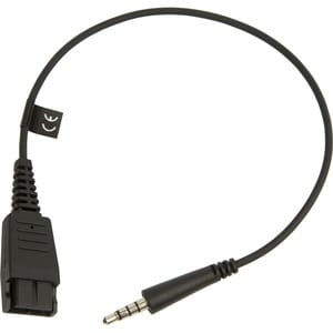 Jabra 8800-00-99 Audio Cable Adapter - Audio Cable - First End: Mini-phone Audio - Male - Second End: Quick Disconnect Aud