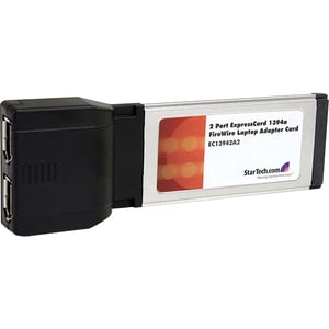 StarTech.com 2 Port ExpressCard 1394a FireWire Adapter Card - 2 Total Firewire Port(s) - 2 Firewire 400 Port(s) - PC, Mac,