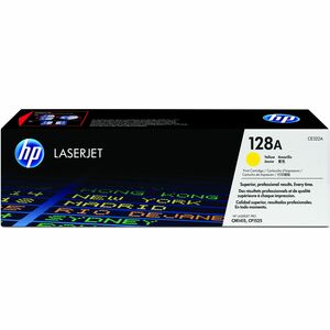 HP Toner LaserJet Original 128A Amarelo. Rendimento da página de toner a cores: 1300 páginas, Cor(es) dos cartuchos de imp