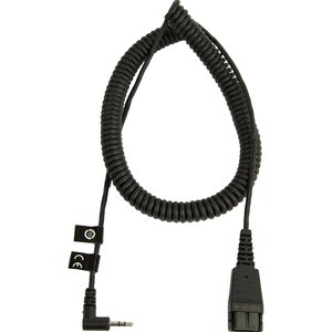 Jabra 8800-01-46 2.01 m Quick Disconnect/Sub-mini phone Audio Cable - 1 Each - Cable for Audio Device, Headset, Phone - Fi